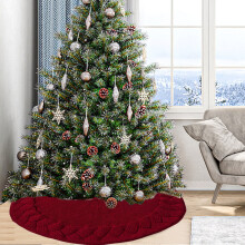 Weihnachtsabverkauf! Avtoify 24" Mini-Weihnachtsbaumdeko, passend zu Wohnaccessoires, kleiner, ausgehöhlter Baumrock