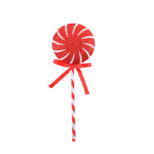 Süßer Weihnachtsbaumschmuck, roter und weißer Lutscher-Anhänger für die Weihnachtsdekoration im Candyland-Stil - Kompatibel mit Weihnachtsbäumen