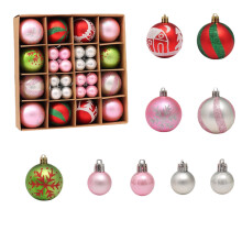 Sonderangebot! 44 bunte Weihnachtskugeln zum Aufhängen, passend für den Weihnachtsbaum, ideales Geschenk für die Familie