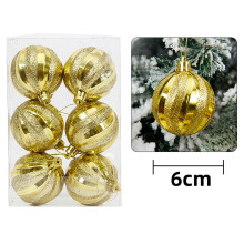 6 db-os karácsonyi gömbdíszek, törésálló karácsonyfadíszek, függő gömb ünnepekre, esküvőre, partira - kompatibilis az OAVQHLG3B-vel