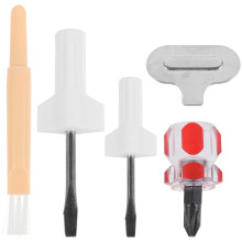 Kit d'outils de réparation et de nettoyage pour machine à coudre (1 pièce), tournevis et outil de nettoyage.