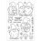 1 φύλλο PVC πλαστικές σφραγίδες για DIY Scrapbooking oto άλμπουμ διακοσμητικές κάρτες 8