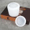 Lzvxtym2Pcs Kerzenglasformen Silikon-Betonformen 4