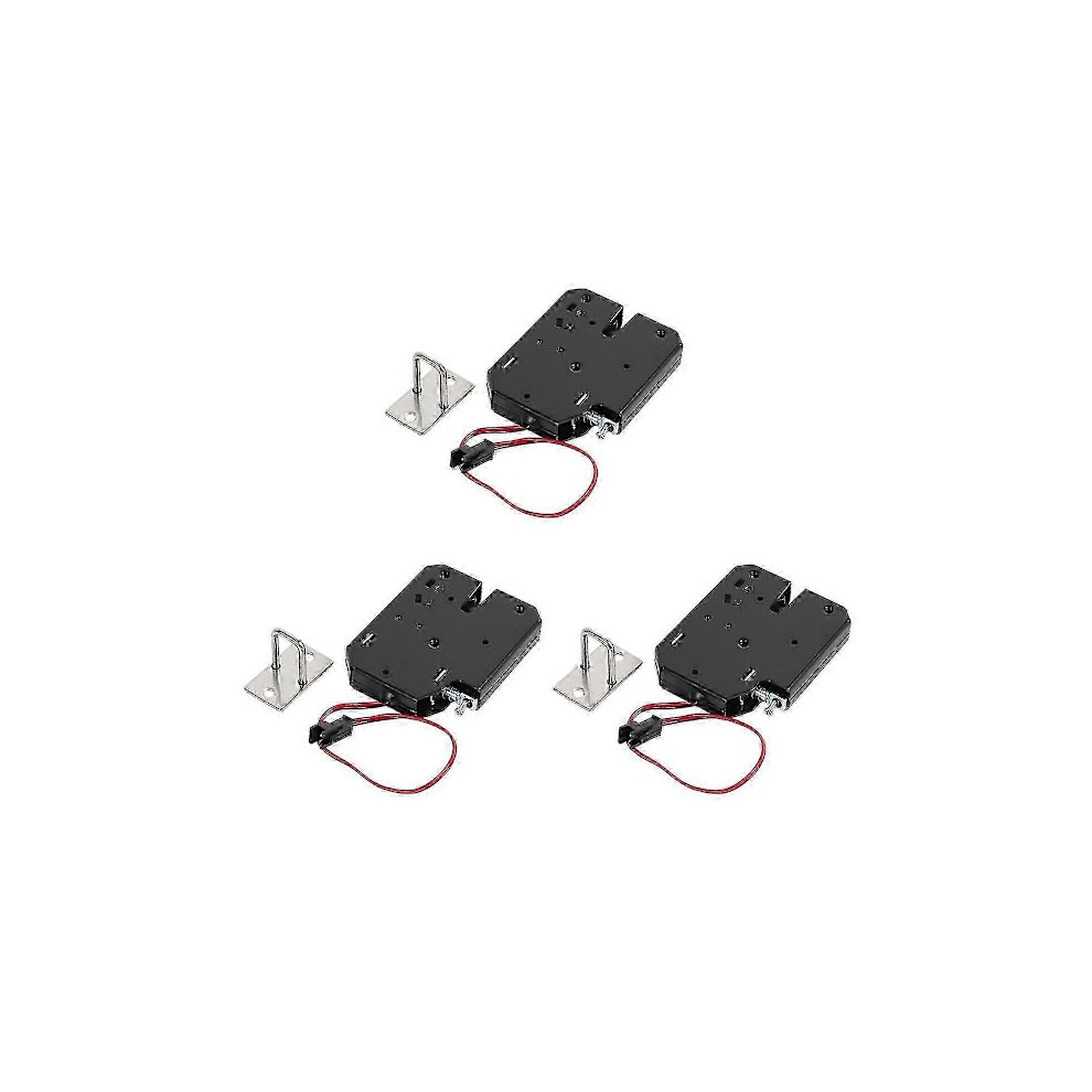 3X 12V 2A Electromagnetic Lock 150Kg/330Lb Fail-Safe Holding Force Electromagnetic Door Controller S 9773935536142
