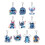 Porte-clés pendentif acrylique Stitch, accessoire pour sacs E0v1style5 Taille unique 6