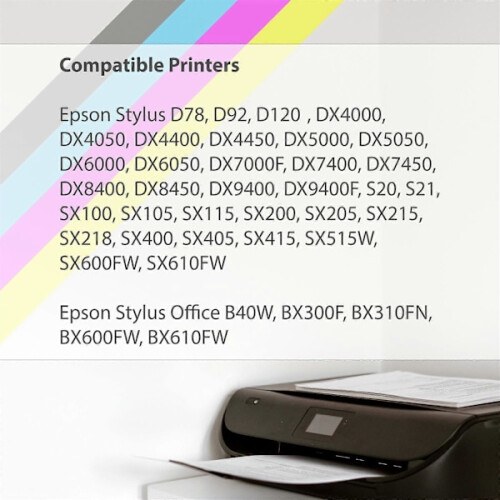 Σετ 4 δοχείων μελάνης για αντικατάσταση Epson T0715 Συμβατό/Μη OEM από την Go Inks (4Inks) 1