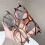 Blaulichtfilterbrille, runde Brille, transparent 7