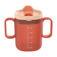 Konyhai poharak Ivópoharak | Kiömlésbiztos poharak | 300 ml-es kiömlésmentes pohár fogantyúval, vizes palack ivópohár fedéllel, kismama