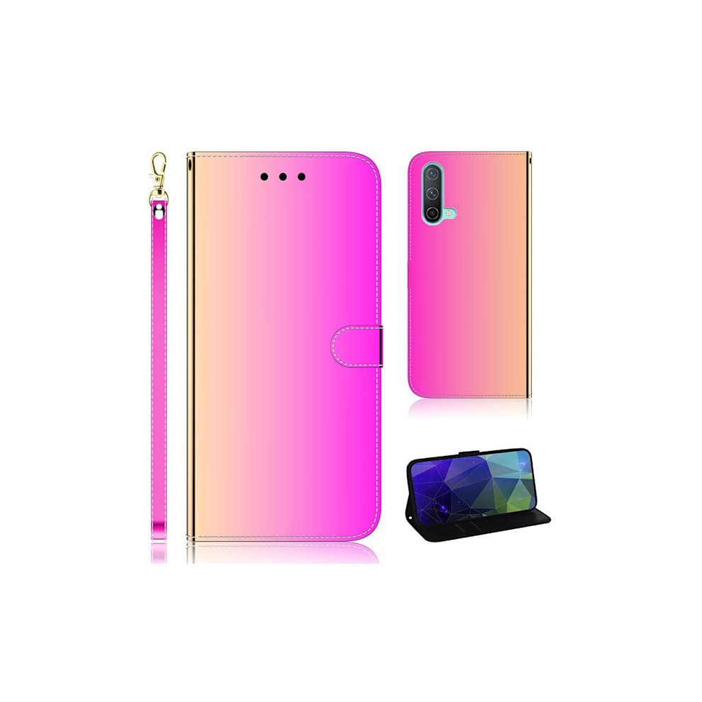 Mirror Compatible With Oneplus Nord Ce 5G Case - Pink 9773935537415