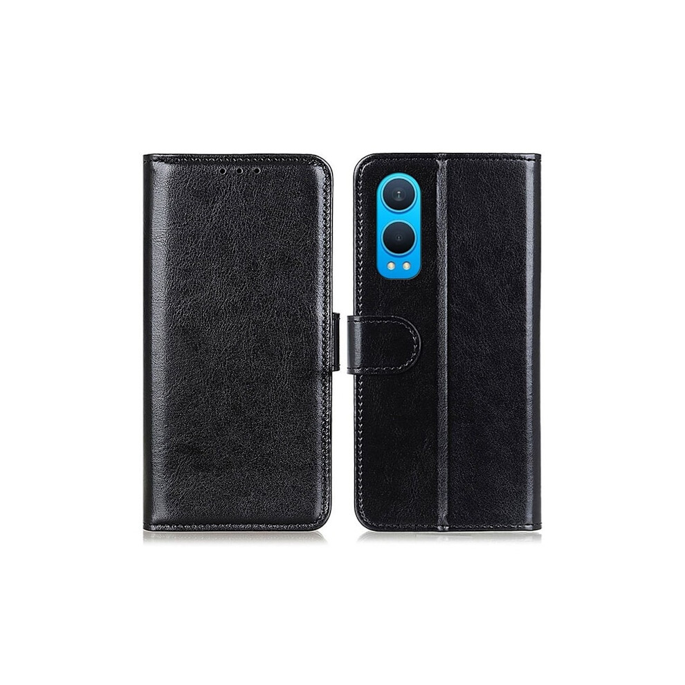 Compatible With Oneplus Nord Ce4 Lite 5G / Compatible With Oppo K12x 5G Wallet Case - Black 9773935537545