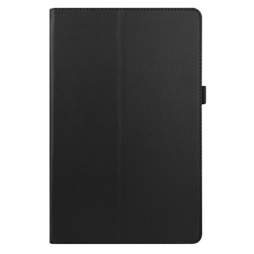 Συμβατό με Samsung Galaxy Tab A7 10.4 Θήκη από δέρμα Litchi, μαύρο, μαύρο 1