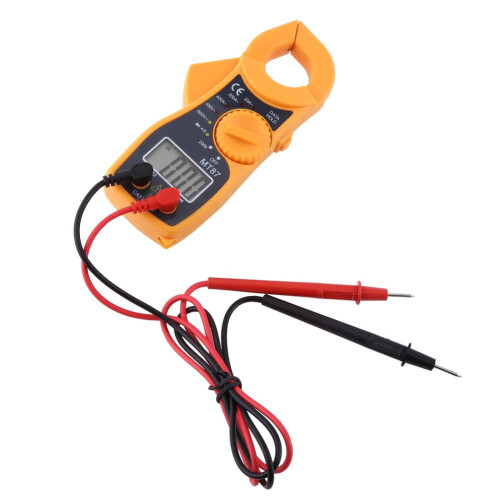 Hilitand Digital Clamp Meter Multimeter AC DC Voltmeter Auto Range Volt Ohm Amp Tester with Test 1