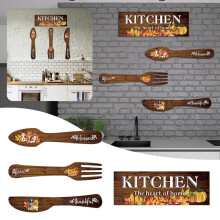 Panneaux en bois personnalisés Winysin - Décoration murale pour cuisine et garde-manger - Panneau de bienvenue - Décoration de porte
