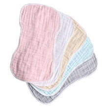 LHXC5pcs Paños de algodón absorbentes para eructos de bebé, paños de eructos más suaves para bebés