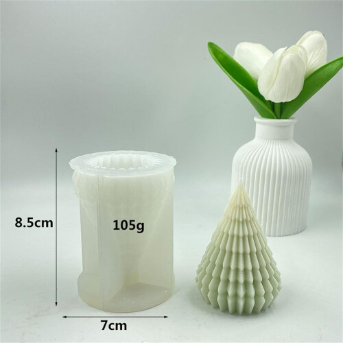 AEFER-Lysform Harpiksstøbeforme DIY3D Silikoneform Julelysform Silikoneform Håndværk til lysfremstilling Lysform 1