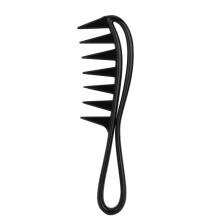 2pcs Professional Salon Wide Tooth Shark Hair Comb for Curly Hair Breakage Resistant Styling Tool