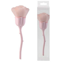 Makeup Brush Large Soft Fluffy Foundation Powder Blush Brush for Daily Use Pink Rose