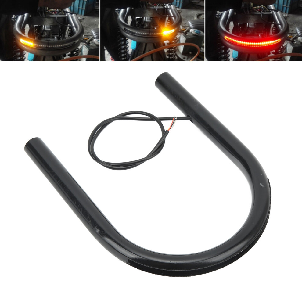 Motorcycle Rear Seat Frame Hoop Tail Brake Signal For Cb175 Cb360 175Mm Light 9441381751104