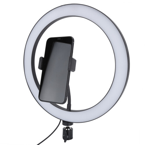Adjustable Brightness LED Ring Light Selfie Ring Light Color Modes with Stepless Dimmable Fill Light USB Powered Tripod Stand Wireless Remote for Live 2