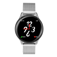 Smartwatch für Damen und Herren: Fitnessuhr mit HD-Farb-Touchscreen, Anrufe annehmen und tätigen, Herzfrequenzmesser, Blutdruckmesser,