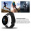 Έξυπνο ρολόι για Android iPhone Bluetooth Κλήσεις Fitness Tracker Καρδιακός ρυθμός αίματος Οξυγόνο 6