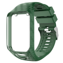 Silikonarmband med perfekt passform för TomTom Spark Cardio, kompatibelt med TomTom, slitstarkt, hudvänligt, giftfritt, flera färgalternativ,