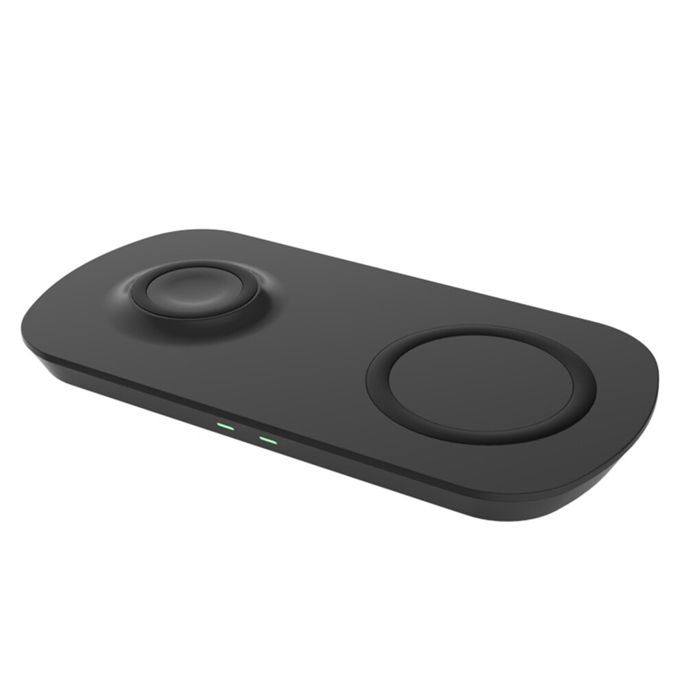 Wireless Charger Fast Charge Dual Charging Station Qi Certified Compatible With Samsung Smartwatches Thick Case Friendly Foldable Design For Multiple 9176269787691
