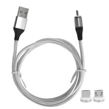 Compatibilitate largă, cablu de încărcare rapidă pentru transfer de date sigur de mare viteză, cablu magnetic împletit din nailon durabil cu