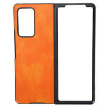 Exquisite textuur Galaxy Z Fold2 hoesje, krasbestendige matte bumper met schokbestendige en nauwkeurige uitsparingen, snelle gegevensoverdracht