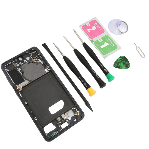 Οθόνη Amoled για Samsung S21, Ανταλλακτικά Digitizer οθόνης αφής, ελαφριά και συμπαγής, 1