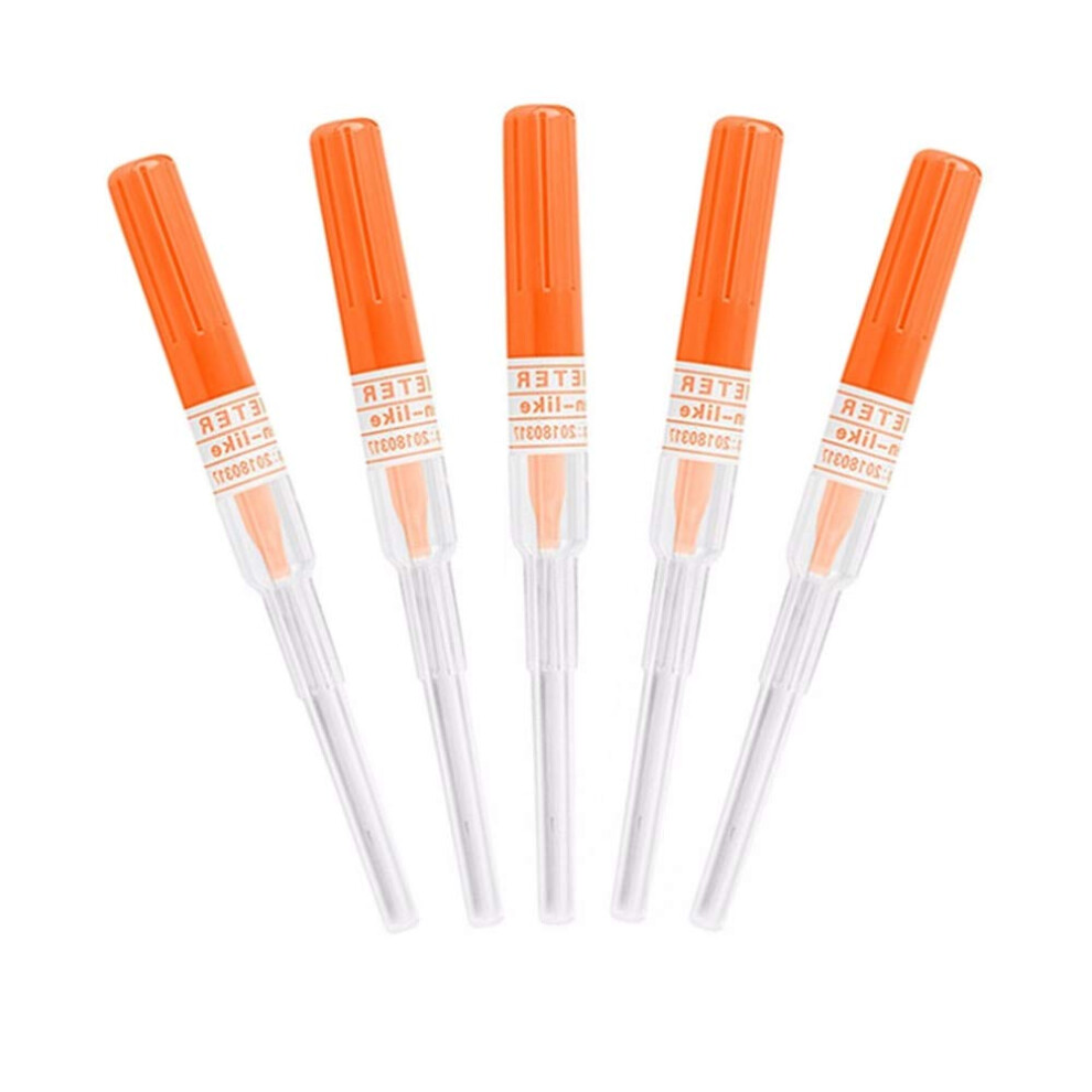 14G Ear Nose Piercing Needles Sterile Catheter Surgical Steel Body Piercing Kit 5PCS