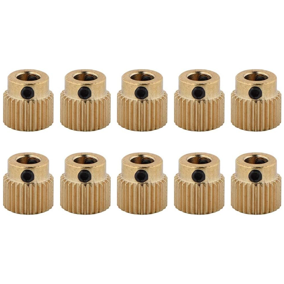 High-Quality 3D Printer Accessories, Brass Gear Wheel Ensuring Long Time Service For Most Standard 3D Printers Including Cr-10, Cr-10S, Ender 3, Ender 9176269581152