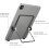 Adaptable Showcase Stand, Universal Holder for 9-12.9" Devices, Anti-Rust Steel Wire Foldable Design, Multi-Angle Adjustable, Protective Rubber Coatin 2