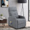 Fabric With 6-Point Massage Heating Function Recliner Chair 12