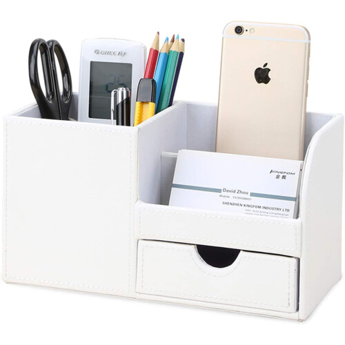 Organize In Style, Οργανωτής Γραφείου από Δερμάτινο PU, Λύση Αποθήκευσης με Πολλαπλά