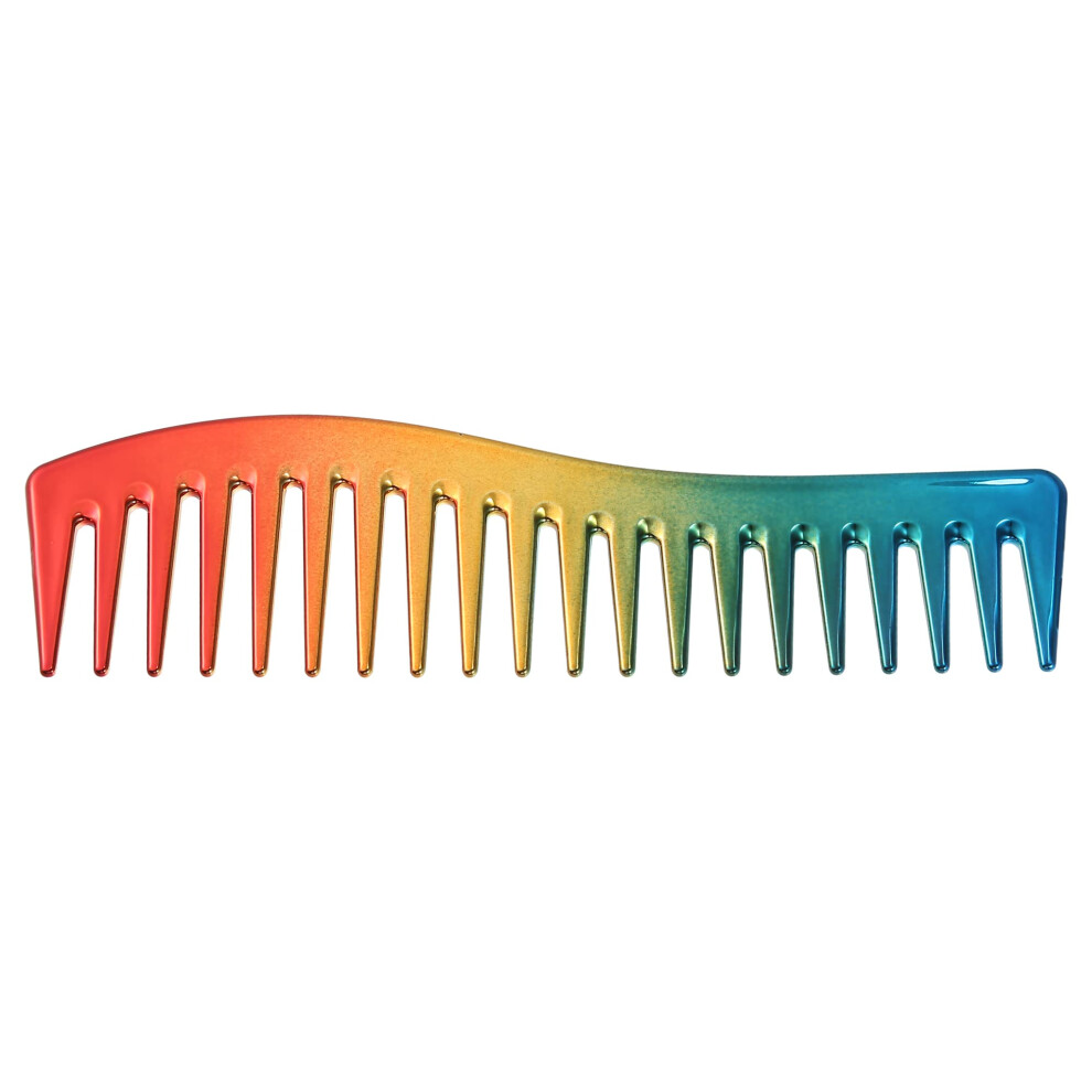 Wide Tooth Comb for Curly Hair, Plastic Detangling Hair Comb for Wet and Dry, Smooth Knot Removal