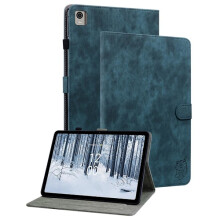 Funda para Nokia T21 con estampado de un lindo tigre + tarjetero - Azul