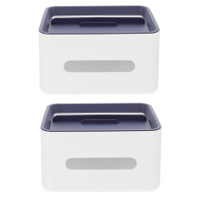 Boîte à mouchoirs rectangulaire Eease avec support pour salon, bureau ou chambre