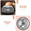 4Pcs Tools Egg Separators Boiling Puncher Piercer Device Manual304Stainless Steel Rubber 4