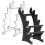Βάση στήριξης στυλό Mizh2pcs Stand Display Pen Organizer Desktop Pen Stand Βάση στήριξης πινέλου μακιγιάζ 1