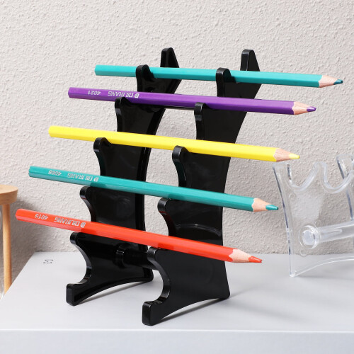 Βάση στήριξης στυλό Mizh2pcs Stand Display Pen Organizer Desktop Pen Stand Βάση στήριξης πινέλου μακιγιάζ 1