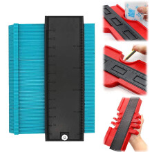 ¡Ofertas especiales! Herramienta multifuncional para medir formas y contornos, regla de arco corta de 5 pulgadas, color verde, liquidación de