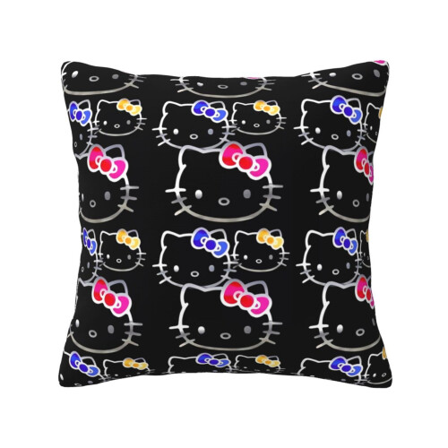 Hello Kitty μοτίβο Four Seasons Universal κάλυμμα μαξιλαριού τετράγωνο ύφασμα κάλυμμα