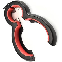 Can Opener for Seniors with Arthritis - Handheld, Easy to Use with Silicone Grip - Adjustable 6-in-1 Design for Weak Hands