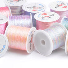 Snáithe Braided Hesroicy1Roll Solúbtha Beautiful3Strands Snáithe Cróise Bróidnéireachta Uilíoch le haghaidh Cuilteála