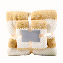 Liquidation ! Lot de 2 serviettes de bain douces et absorbantes - Serviettes de qualité supérieure pour le bout des doigts, hôtels et spas - Jaune