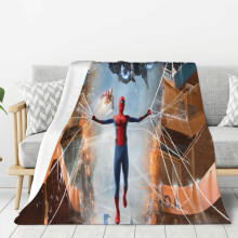 Couverture polaire Spider-Man ultra douce et confortable, Caractéristiques de la literie pour enfants - Ultra douce 101,6 cm x 76,2 cm
