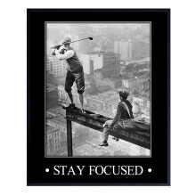 Affiche de golf ASPORIC - Décoration rustique pour chambre ou bureau - 30 x 40 cm (sans cadre) - Cadeau idéal pour les golfeurs
