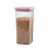 Βάζο αποθήκευσης Begine Knob Seal Pink2000ml, Αεροστεγές δοχείο τροφίμων με καπάκι, Πλαστικό 1