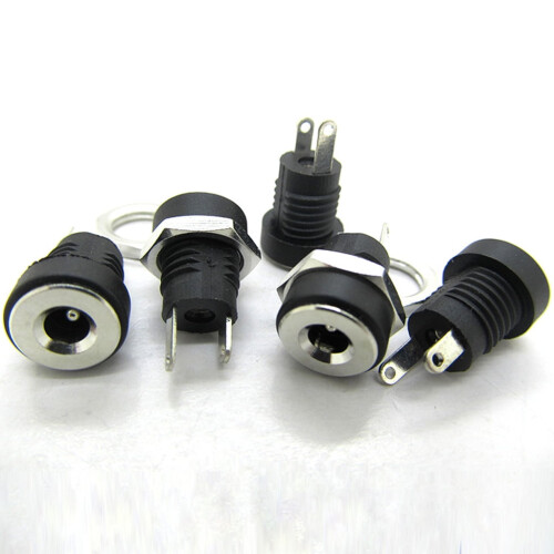 Shinycome10 Ζεύγη Αρσενικό+Θηλυκό2.1x5.5MM για Υποδοχή τροφοδοσίας DC σε υποδοχή PCB 1